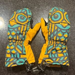 Dakine Colorful Kids Fleece Lined Mittens